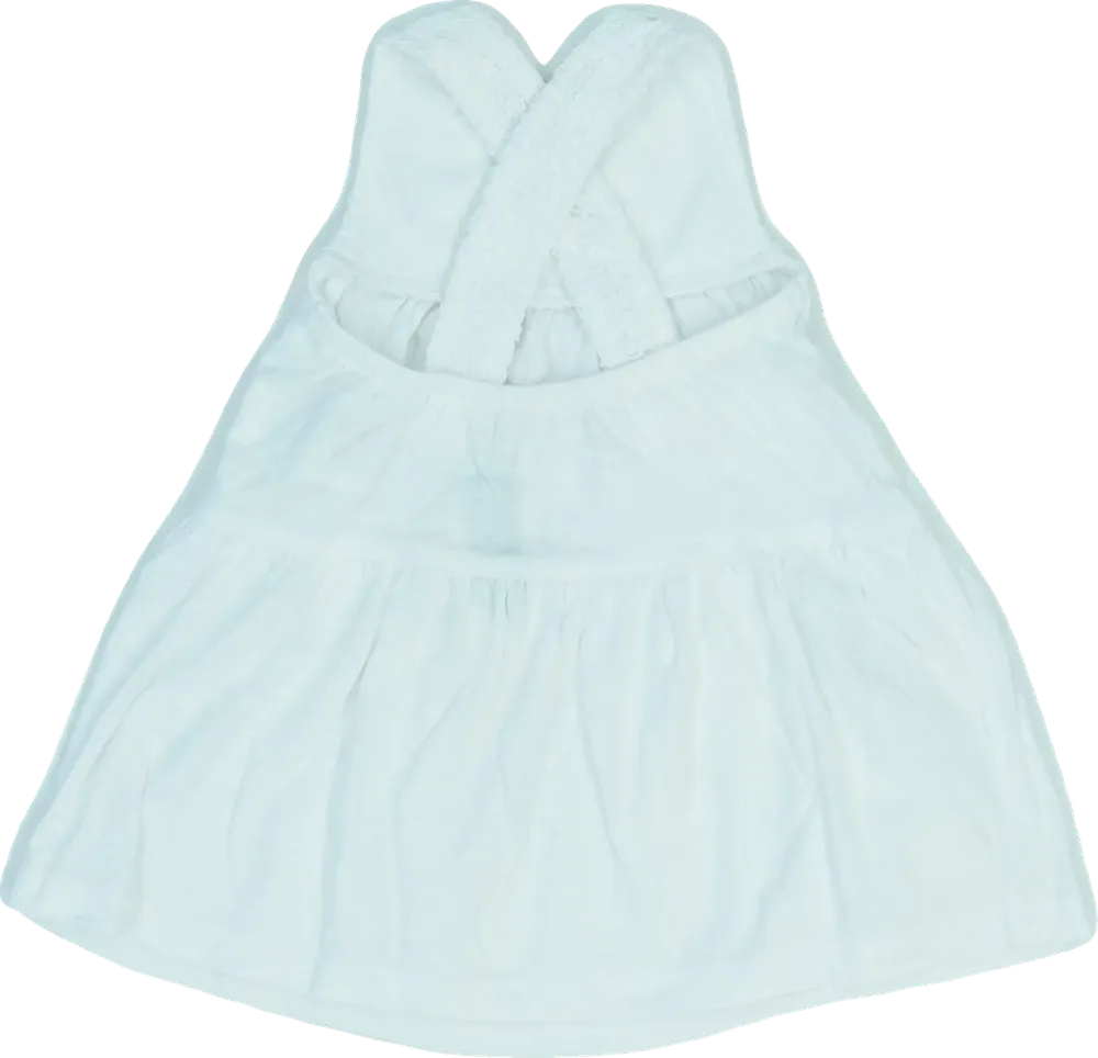 Fehér Benetton Ruha EU 68 / UK 3-6 hónap / US 3-6 hónap