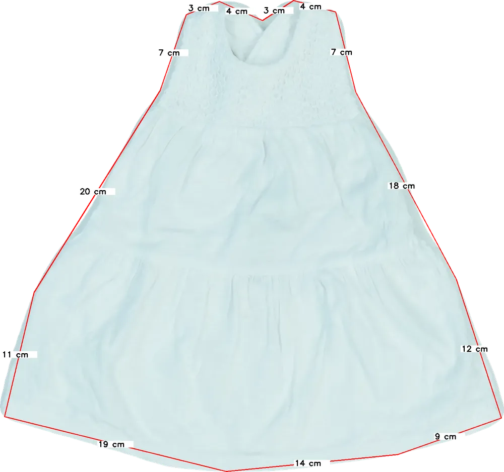 Fehér Benetton Ruha EU 68 / UK 3-6 hónap / US 3-6 hónap