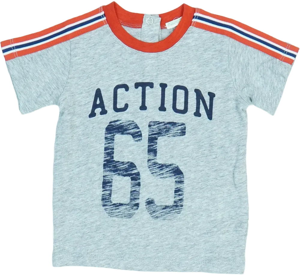 Szürke Benetton Póló EU 74 / UK 6-9 hónap / US 6-9 hónap