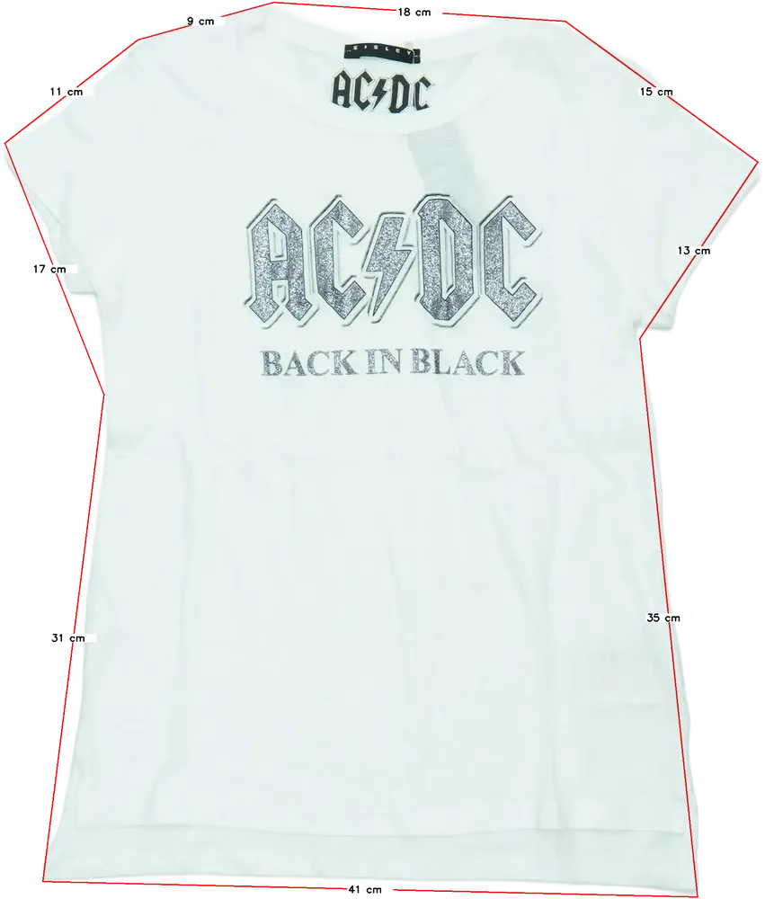 Fehér Sisley Póló EU 128 / UK 8 év / US 8 év/M