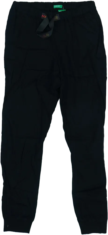 Fekete Benetton Melegítőnadrág EU 170 / UK 15 év / US XL