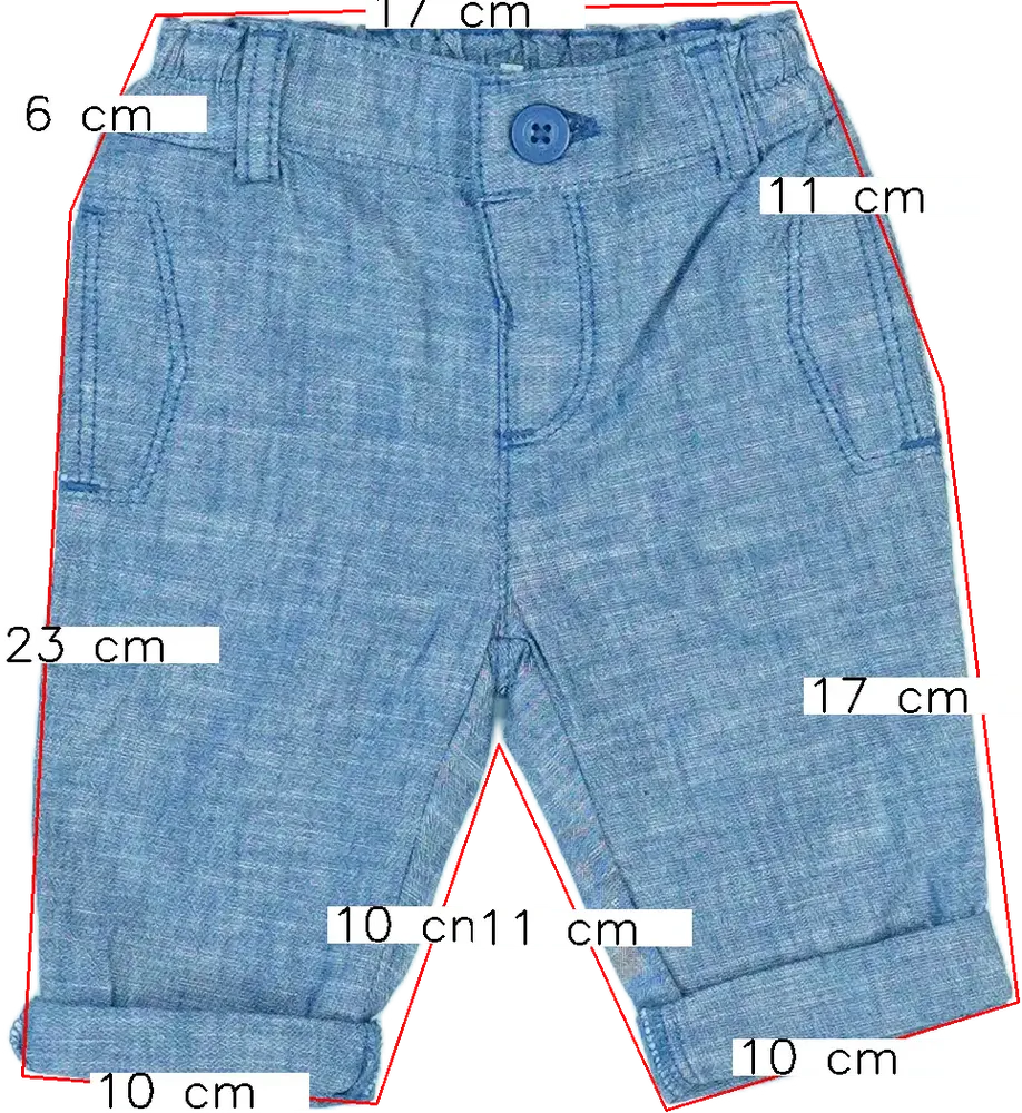 Kék Benetton Baby nadrág EU 56 / UK Újszülött / US Újszülött