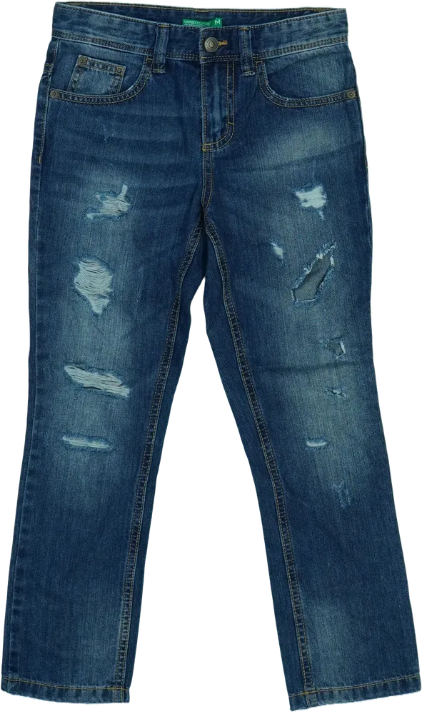 Kék Benetton Farmernadrág EU 128 / UK 8 év / US 8 év/M