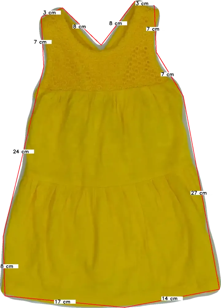 Sárga Benetton Ruha EU 68 / UK 3-6 hónap / US 3-6 hónap