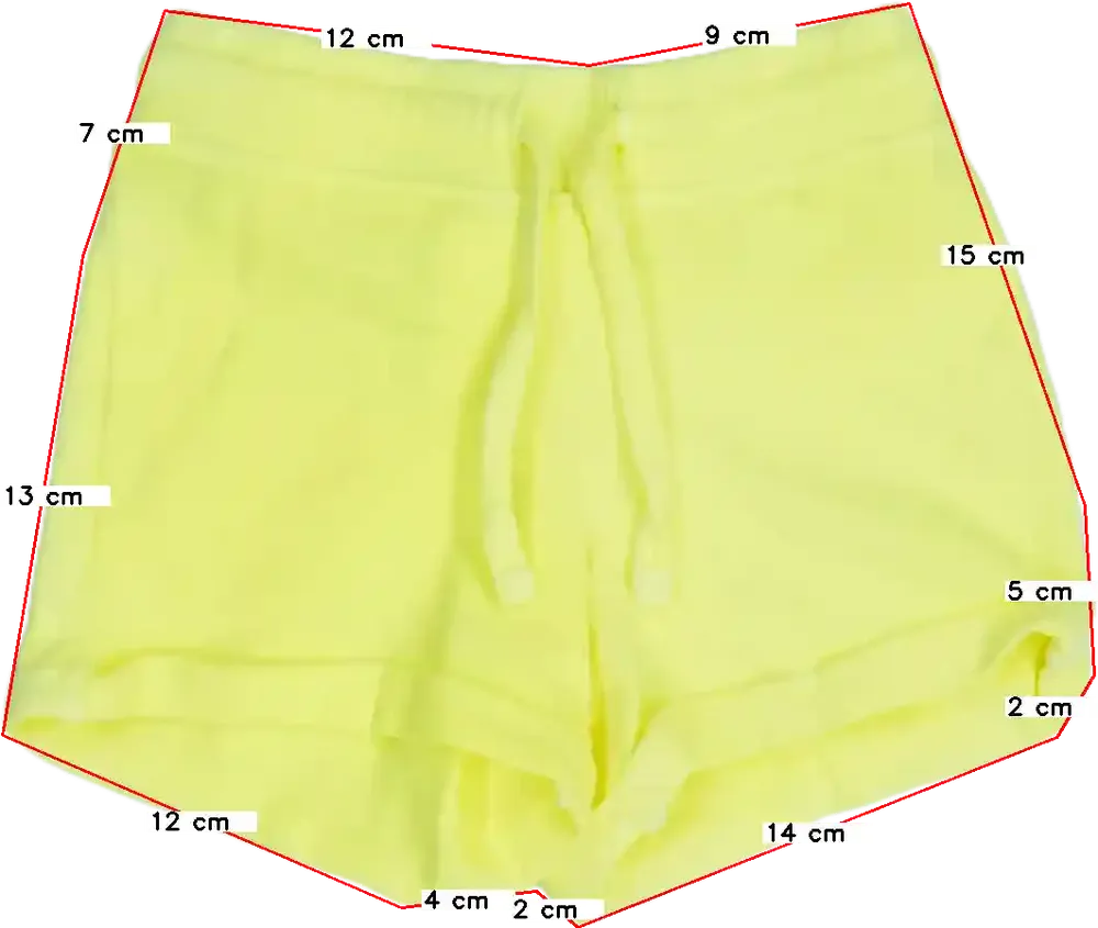 Sárga Benetton Rövidnadrág EU 86 / UK 12-18 hónap / US 18 hónap