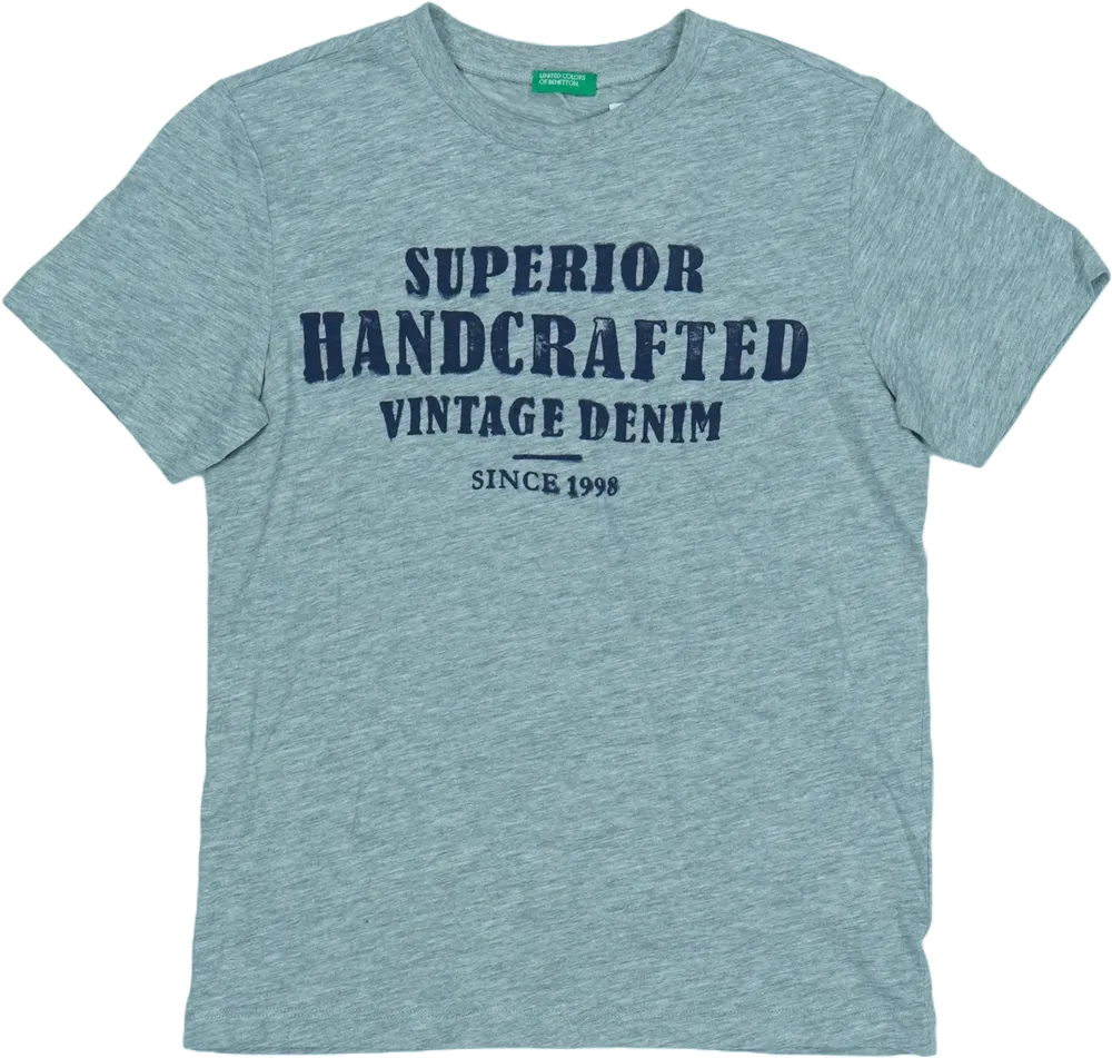 Szürke Benetton Póló EU 140 / UK 10 év / US 10 év/L