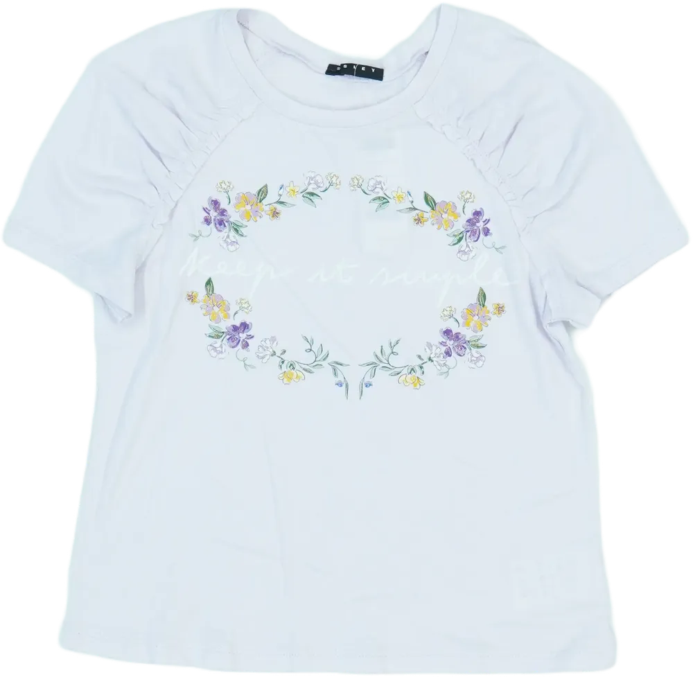 Lila Sisley Blúz EU 128 / UK 8 év / US 8 év/M