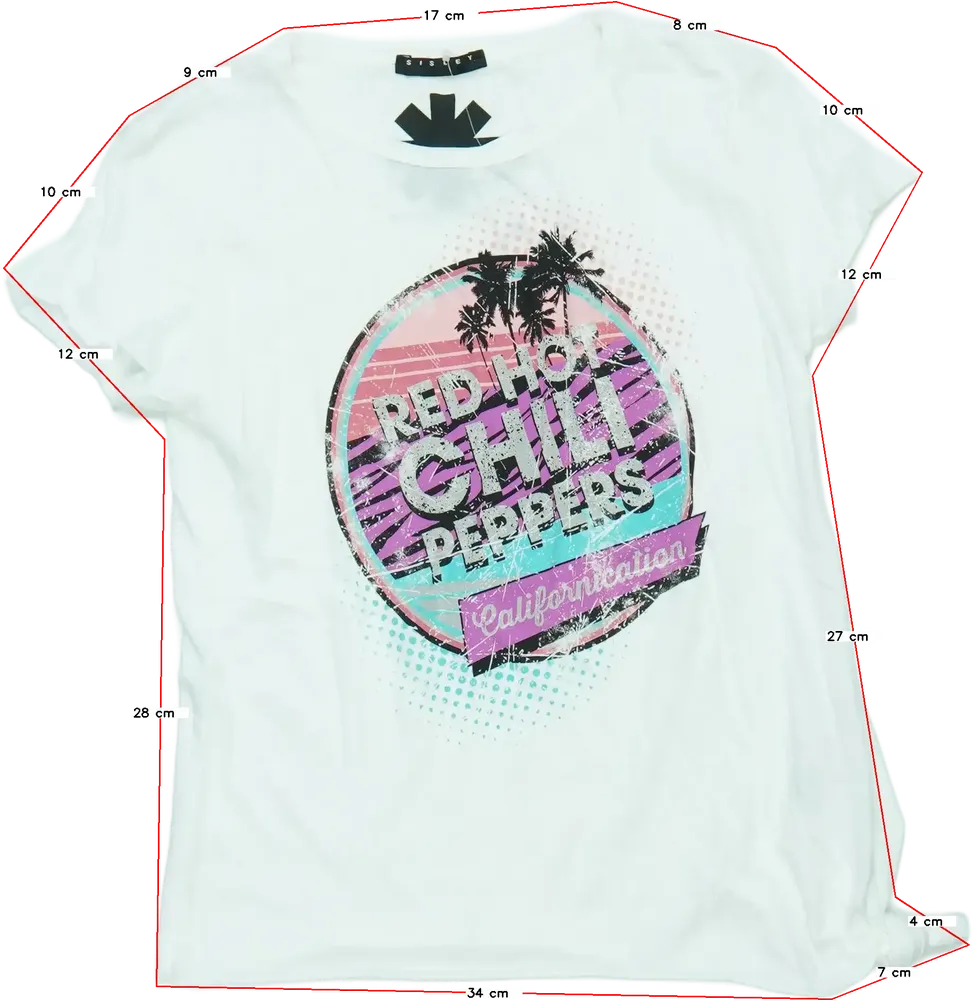 Fehér Sisley Póló EU 128 / UK 8 év / US 8 év/M