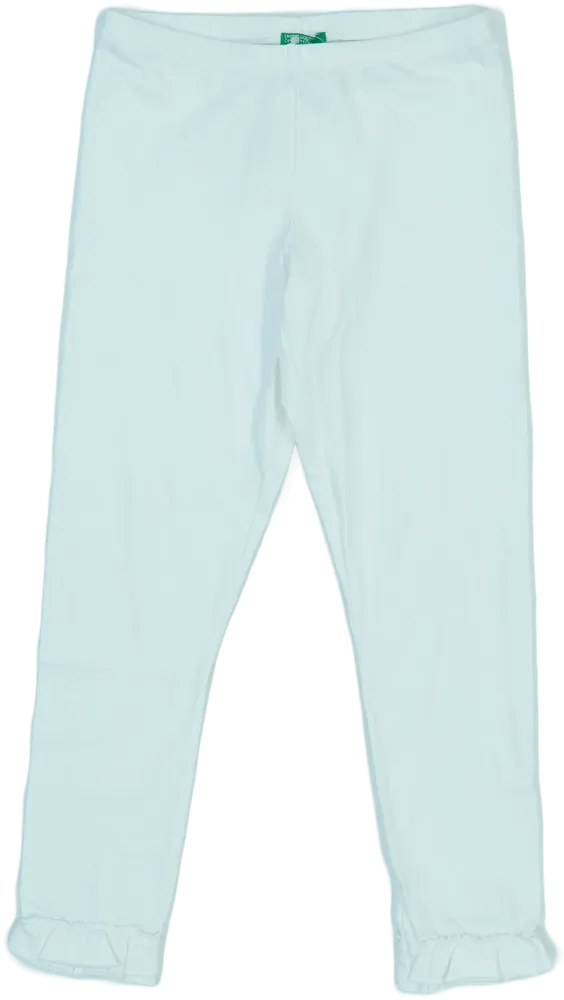 Fehér Benetton Leggings EU 140 / UK 10 év / US 10 év/L