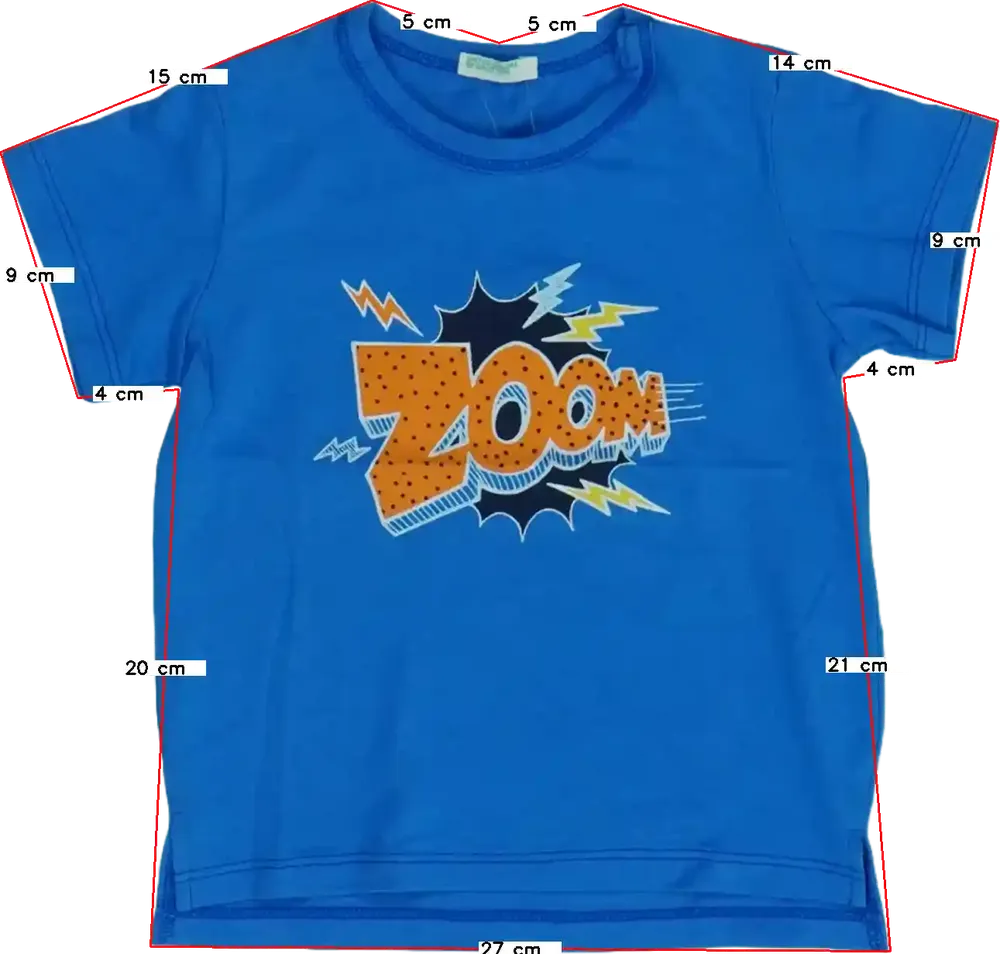 Kék Benetton Póló EU 74 / UK 6-9 hónap / US 6-9 hónap