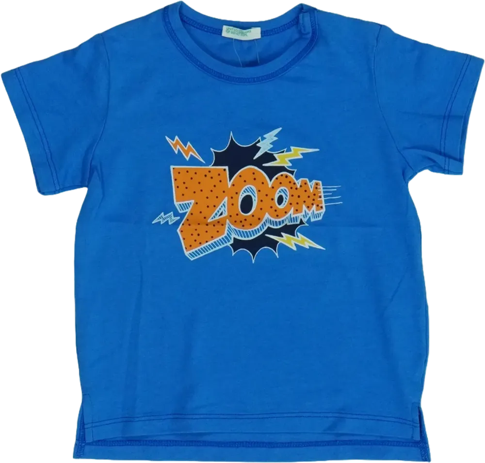 Kék Benetton Póló EU 74 / UK 6-9 hónap / US 6-9 hónap