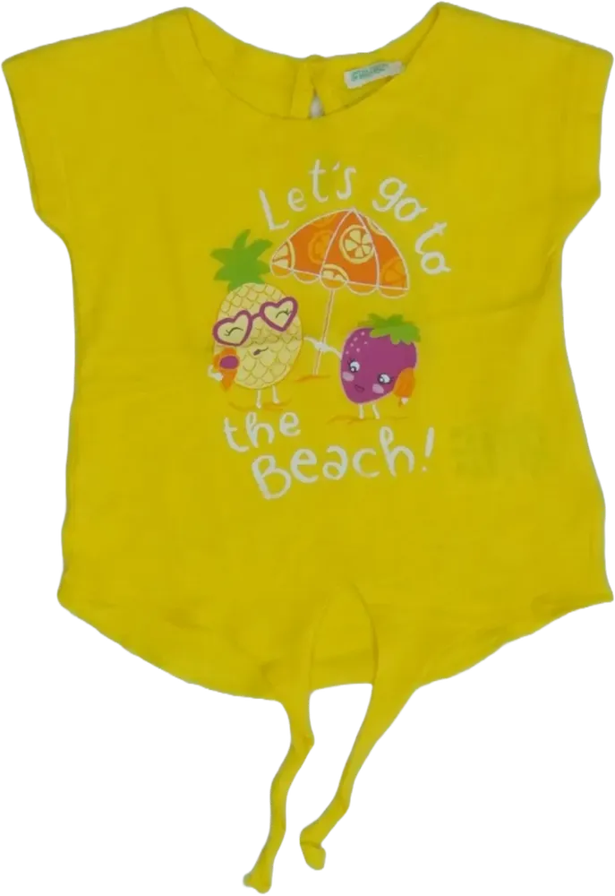 Sárga Benetton Póló EU 62 / UK 0-3 hónap / US 0-3 hónap