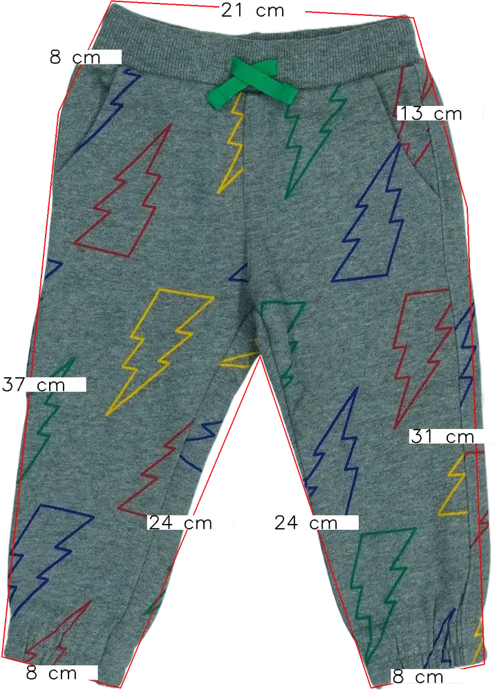 Szürke Benetton Melegítőnadrág EU 86 / UK 12-18 hónap / US 18 hónap