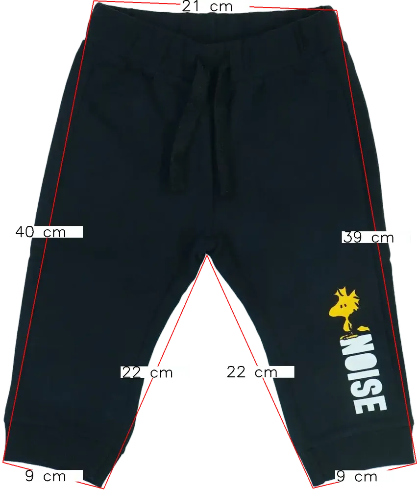 Fekete Benetton Melegítőnadrág EU 74 / UK 6-9 hónap / US 6-9 hónap