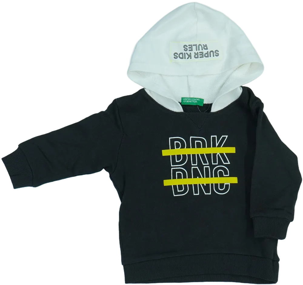 Szürke Benetton Kapucnis pulóver EU 80 / UK 9-12 hónap / US 12 hónap