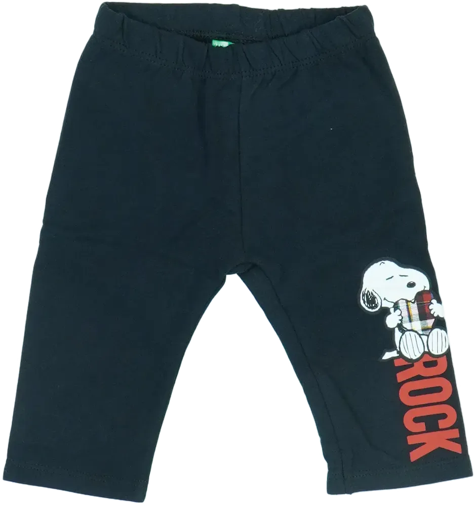 Fekete Benetton Leggings EU 68 / UK 3-6 hónap / US 3-6 hónap