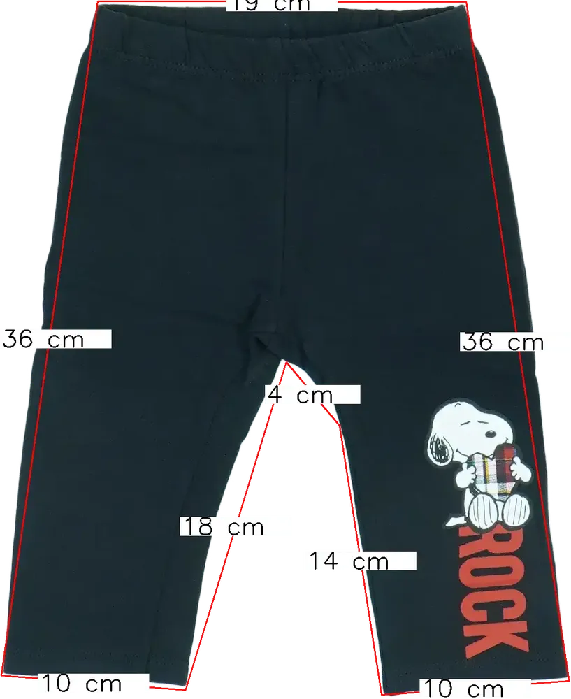 Fekete Benetton Leggings EU 74 / UK 6-9 hónap / US 6-9 hónap