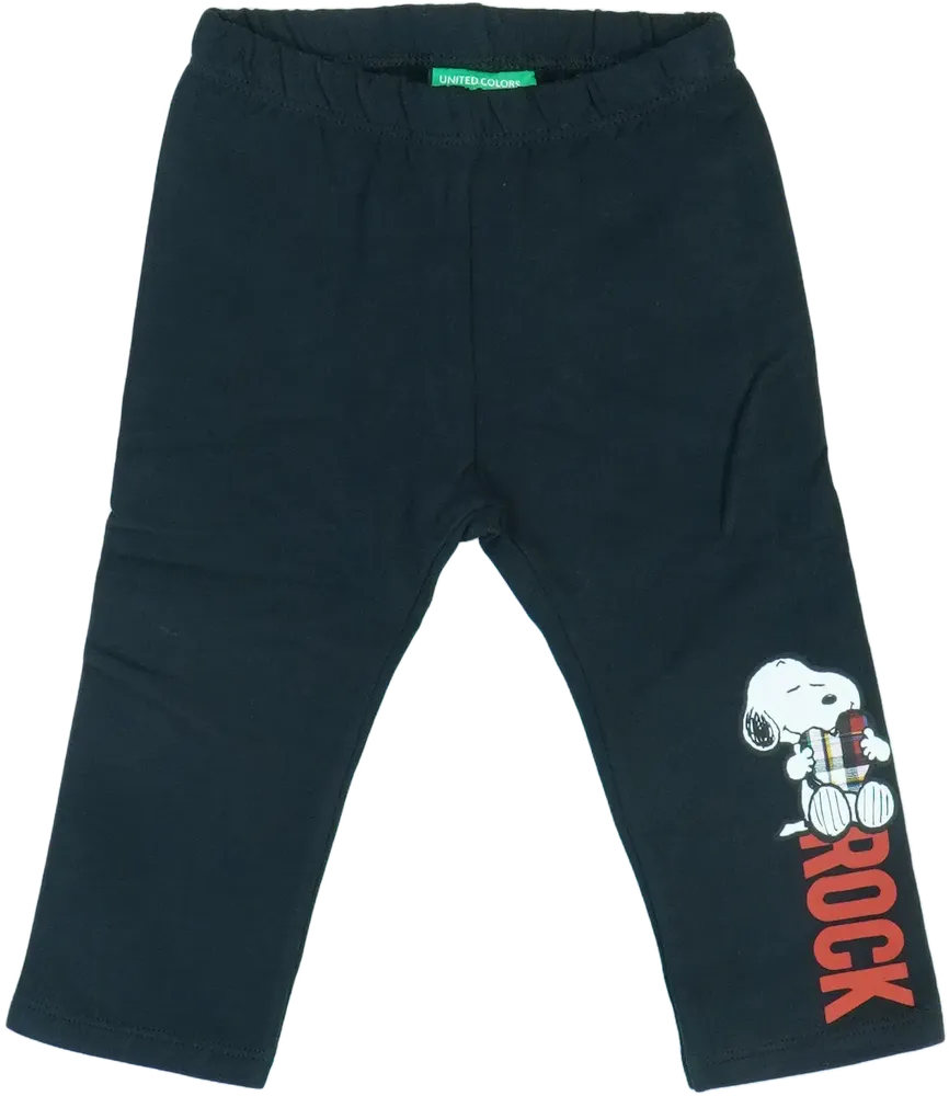 Fekete Benetton Leggings EU 80 / UK 9-12 hónap / US 12 hónap