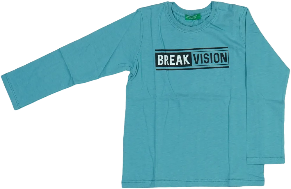 Kék Benetton Hosszú ujjú felső EU 104 / UK 4 év / US 4T/XS