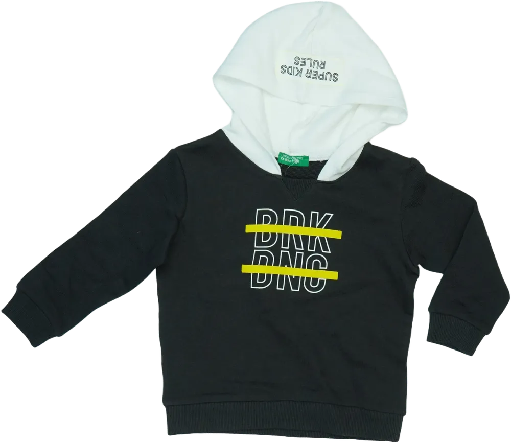 Szürke Benetton Kapucnis pulóver EU 92 / UK 2 év / US 2T