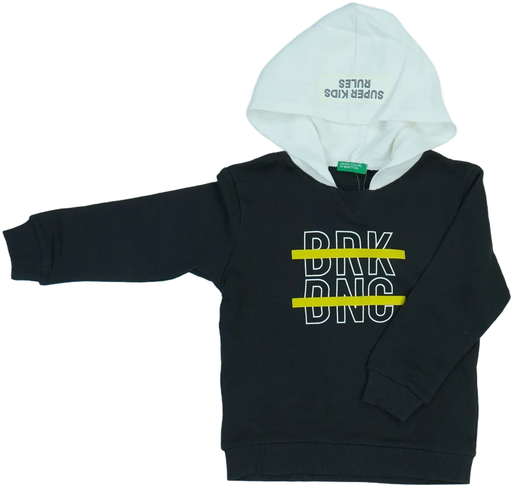 Szürke Benetton Kapucnis pulóver EU 104 / UK 4 év / US 4T/XS