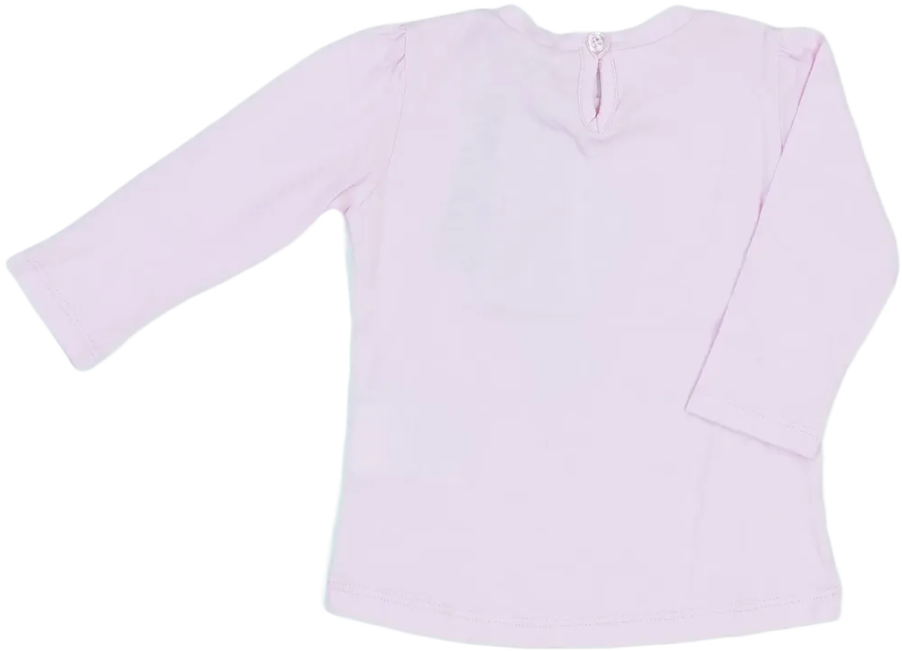 Rózsaszín Benetton Hosszú ujjú felső EU 68 / UK 3-6 hónap / US 3-6 hónap