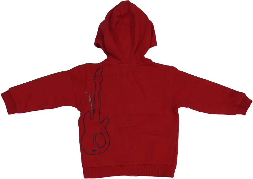 Piros Benetton Kapucnis pulóver EU 92 / UK 2 év / US 2T