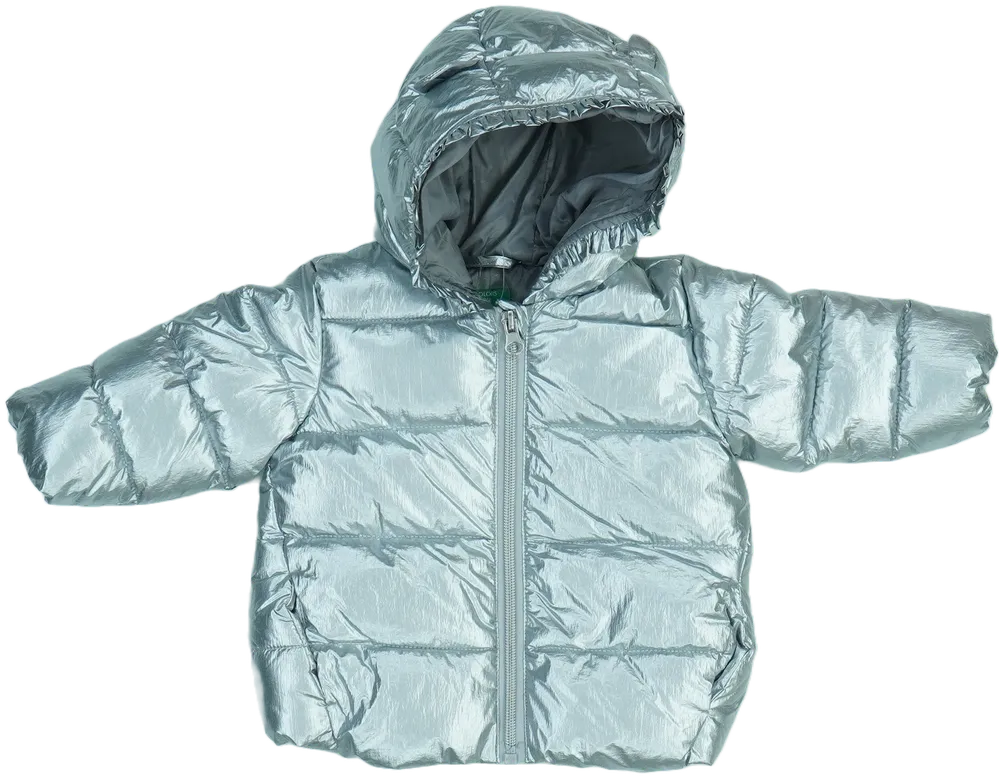 Ezüst Benetton Télikabát EU 68 / UK 3-6 hónap / US 3-6 hónap