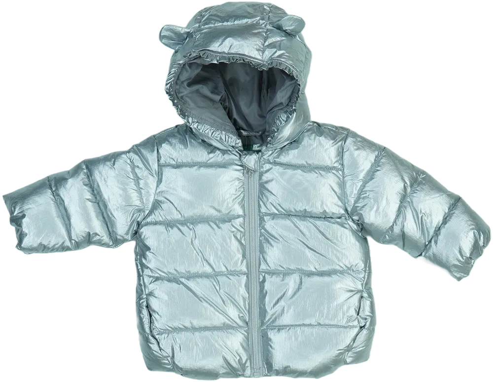 Ezüst Benetton Télikabát EU 74 / UK 6-9 hónap / US 6-9 hónap