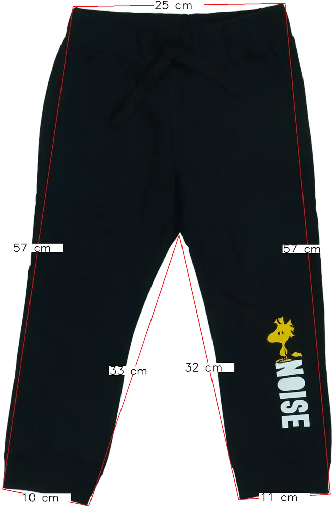 Fekete Benetton Hosszúnadrág EU 104 / UK 4 év / US 4T/XS