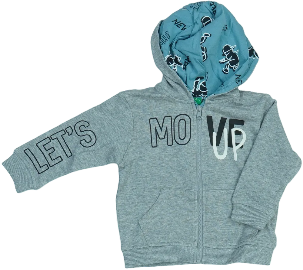 Szürke Benetton Kapucnis pulóver EU 92 / UK 2 év / US 2T