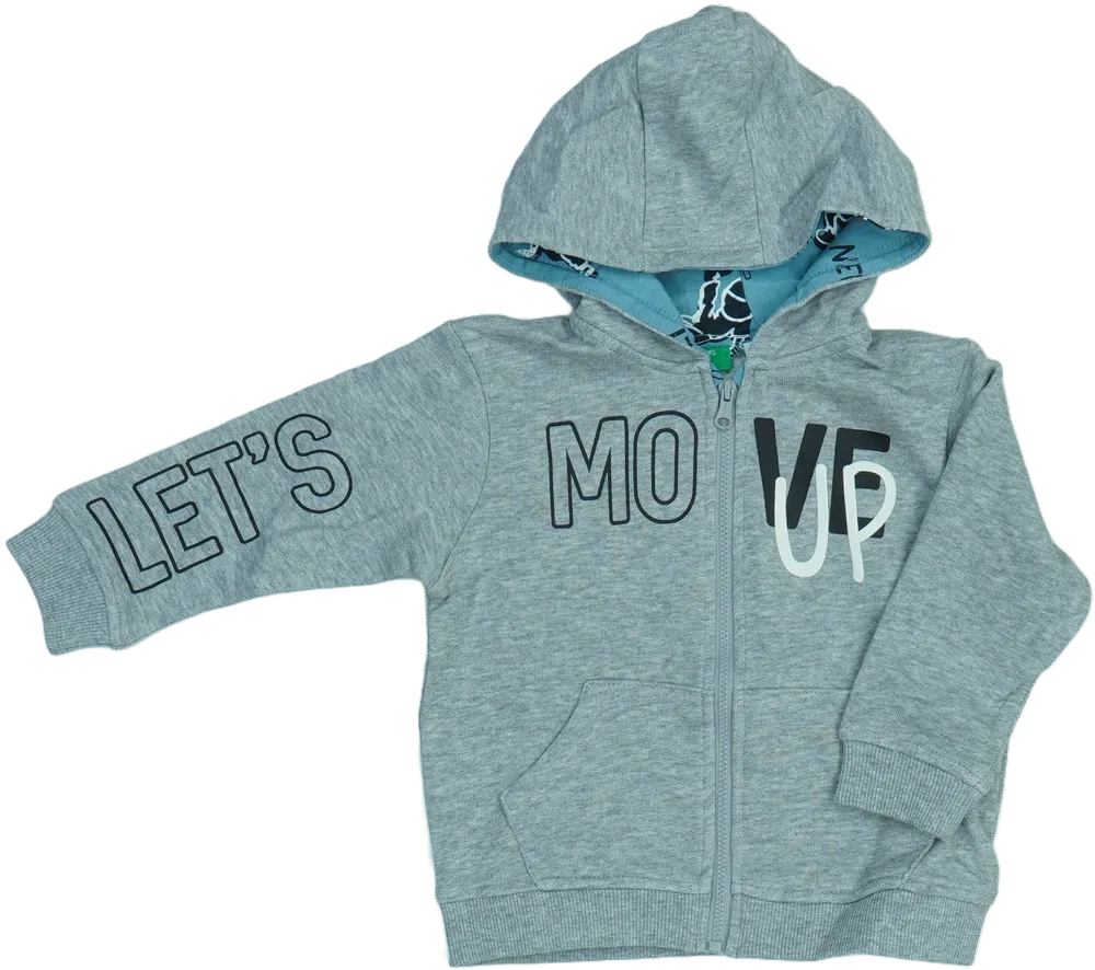 Szürke Benetton Kapucnis pulóver EU 92 / UK 2 év / US 2T