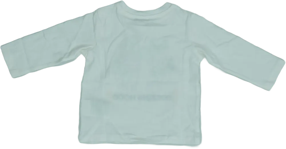 Fehér Benetton Hosszú ujjú felső EU 74 / UK 6-9 hónap / US 6-9 hónap