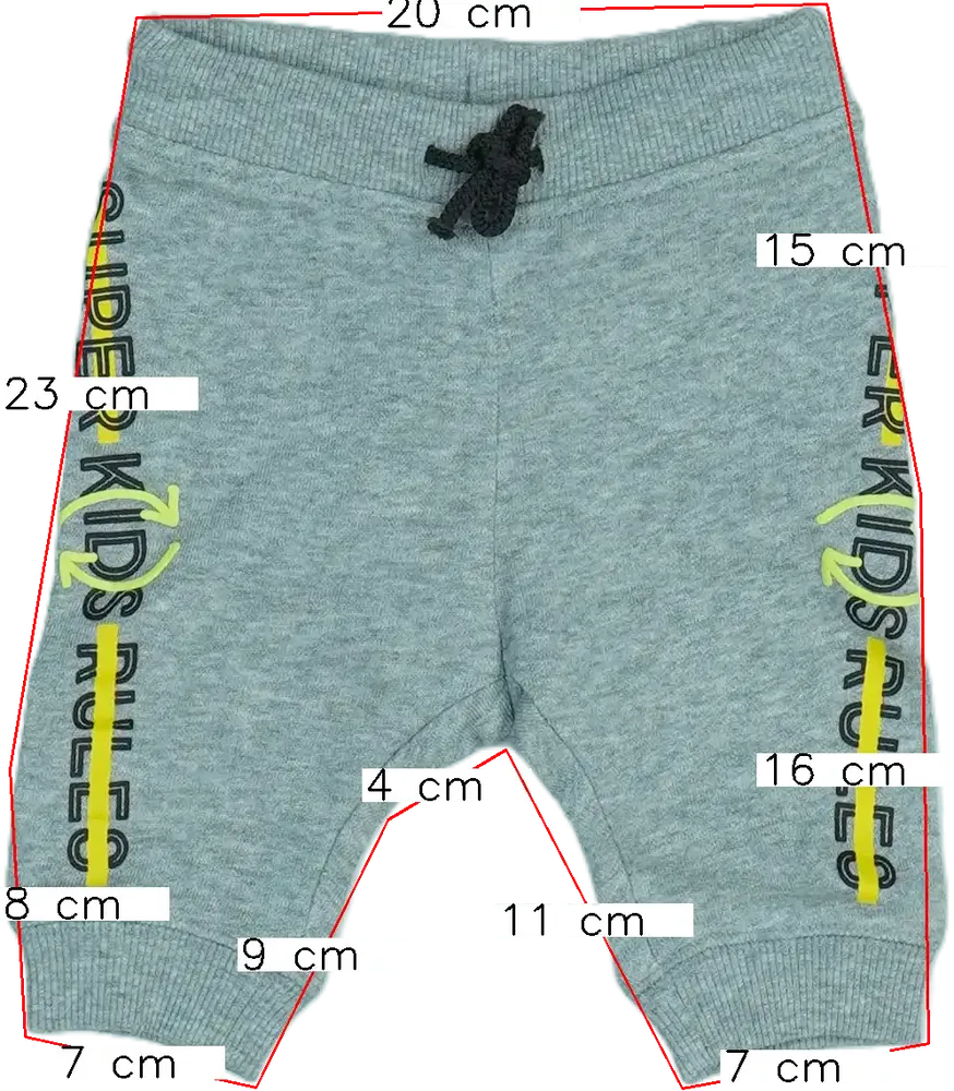 Szürke Benetton Melegítőnadrág EU 68 / UK 3-6 hónap / US 3-6 hónap