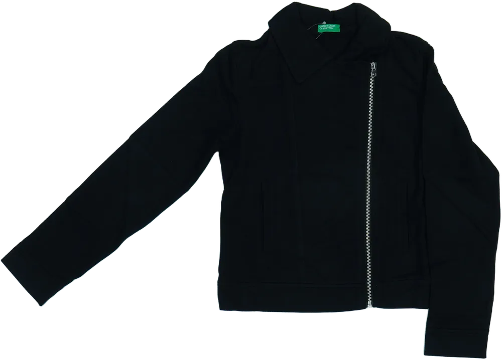 Fekete Benetton Dzseki EU 152 / UK 12 év / US 12 év/L