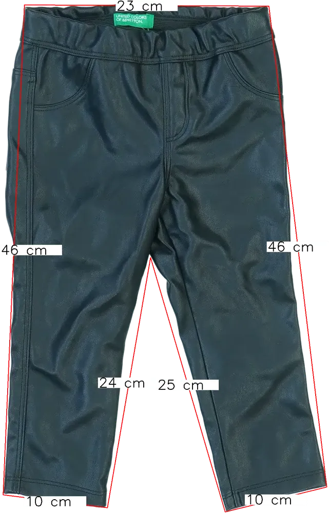 Fekete Benetton Hosszúnadrág EU 92 / UK 2 év / US 2T