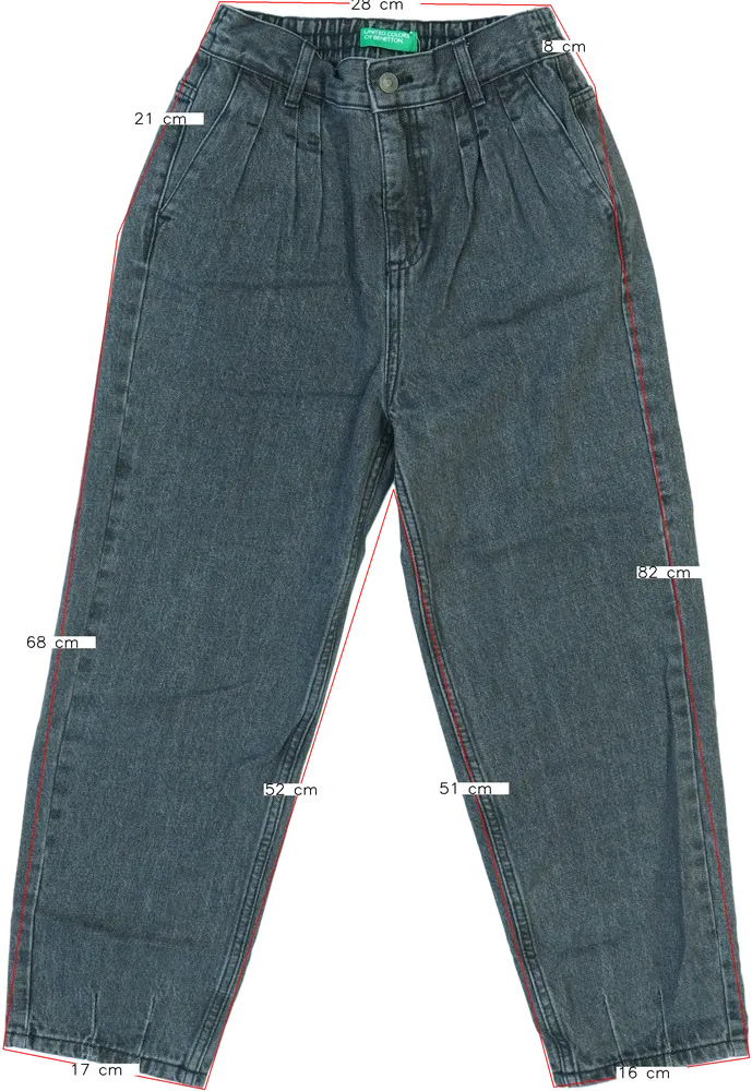 Szürke Benetton Hosszúnadrág EU 146 / UK 11 év / US 12 év/L