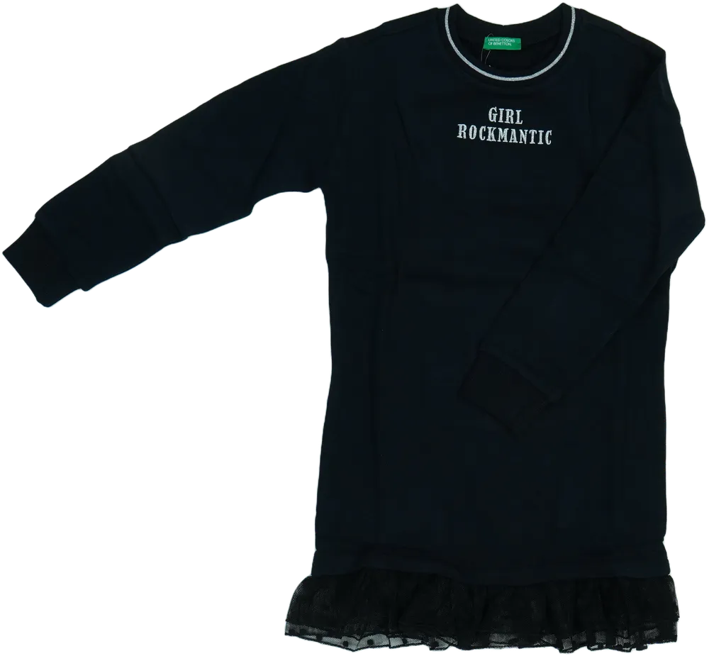 Fekete Benetton Ruha EU 128 / UK 8 év / US 8 év/M