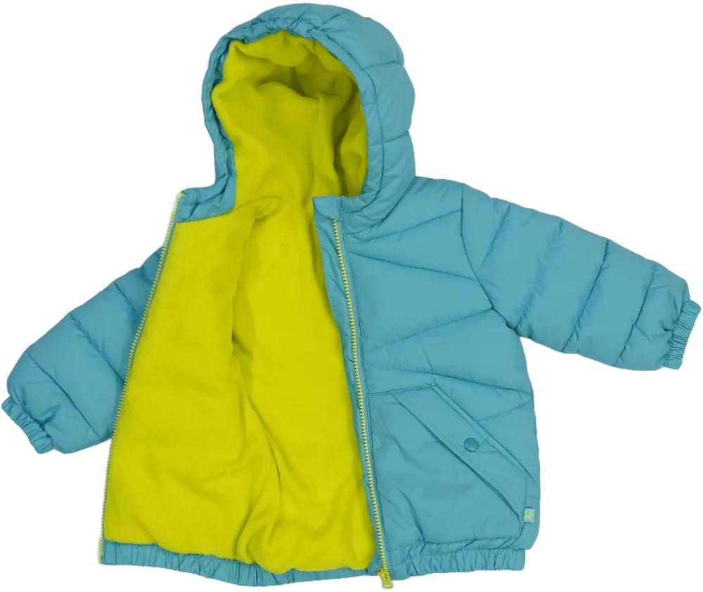 Kék Benetton Télikabát EU 80 / UK 9-12 hónap / US 12 hónap