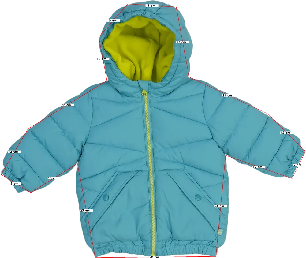 Kék Benetton Télikabát EU 80 / UK 9-12 hónap / US 12 hónap