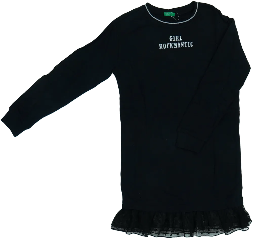 Fekete Benetton Ruha EU 152 / UK 12 év / US 12 év/L