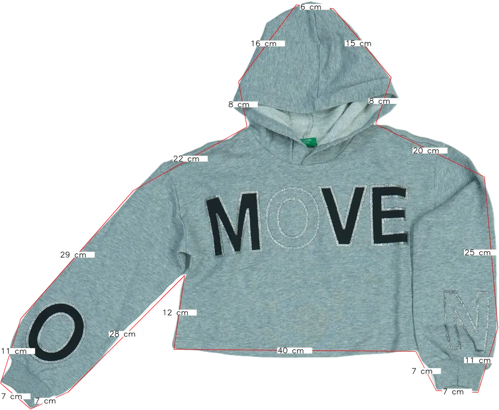 Szürke Benetton Bolero EU 152 / UK 12 év / US 12 év/L