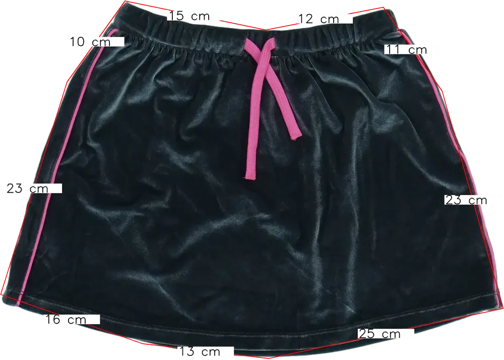 Ezüst Benetton Szoknya EU 128 / UK 8 év / US 8 év/M