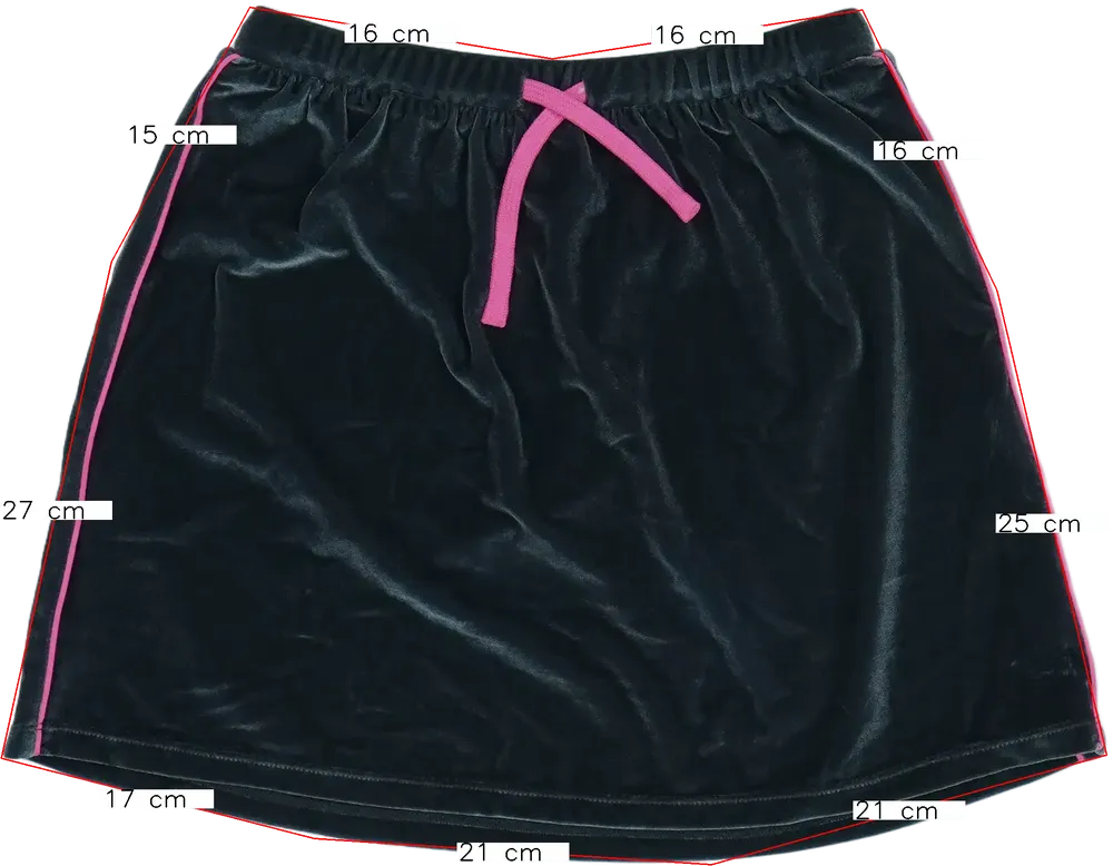 Ezüst Benetton Szoknya EU 152 / UK 12 év / US 12 év/L