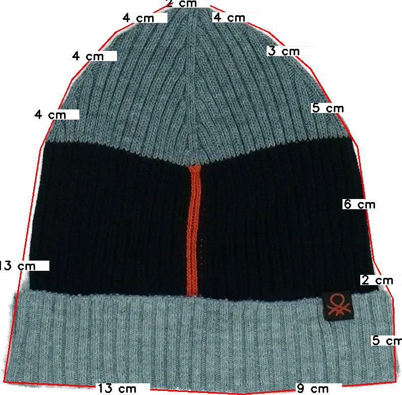 Többszínű Benetton Sapka EU 164 / UK 14 év / US 14 év/XL