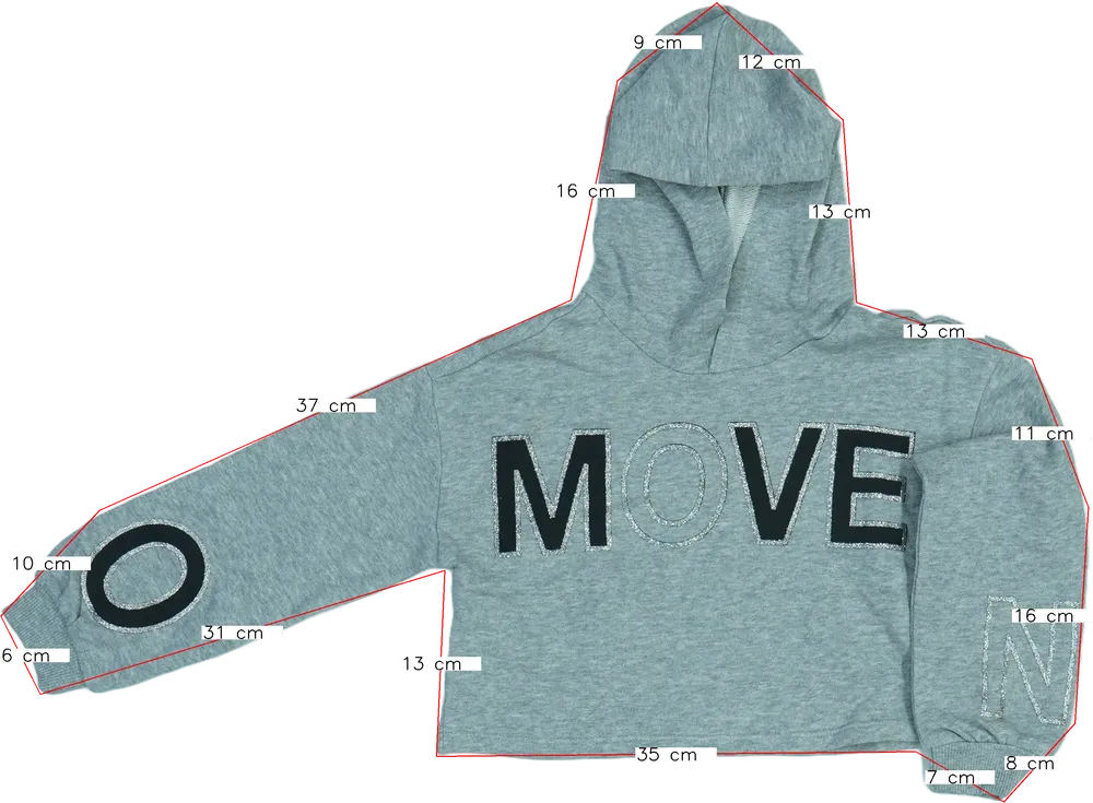 Szürke Benetton Bolero EU 122 / UK 7 év / US 7 év/M