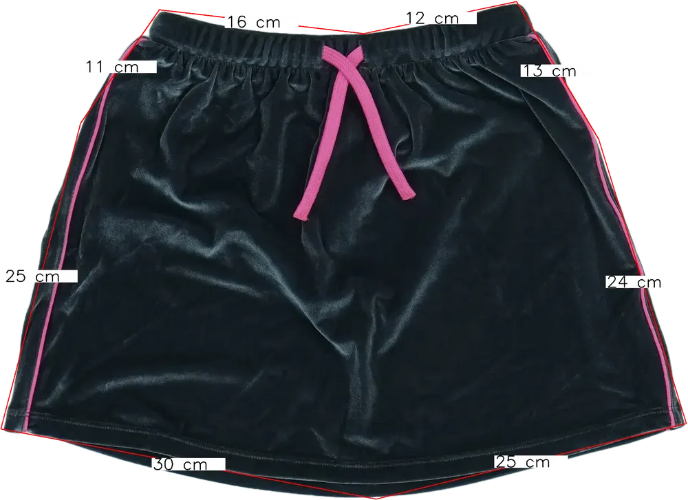 Ezüst Benetton Szoknya EU 134 / UK 9 év / US 9 év/L