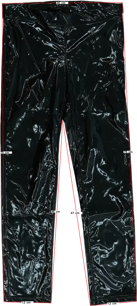 Fekete Sisley Hosszúnadrág EU 128 / UK 8 év / US 8 év/M