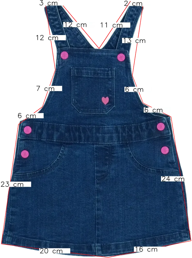 Kék Benetton Kantáros szoknya EU 86 / UK 12-18 hónap / US 18 hónap