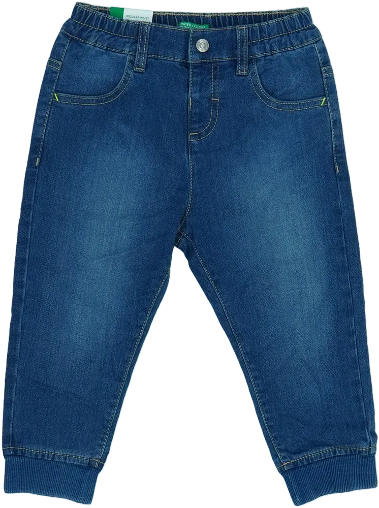 Kék Benetton Farmernadrág EU 98 / UK 3 év / US 3T